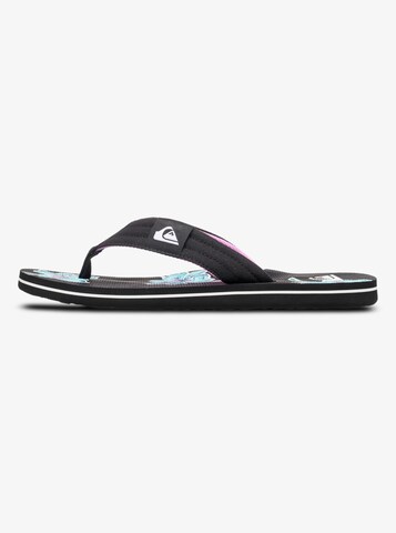 QUIKSILVER T-Bar Sandals in Black: front