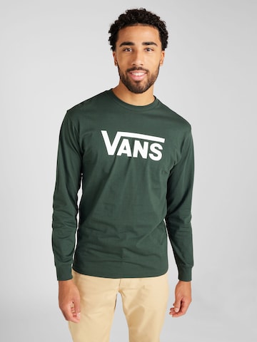 VANS T-shirt 'Classic' i grön: framsida
