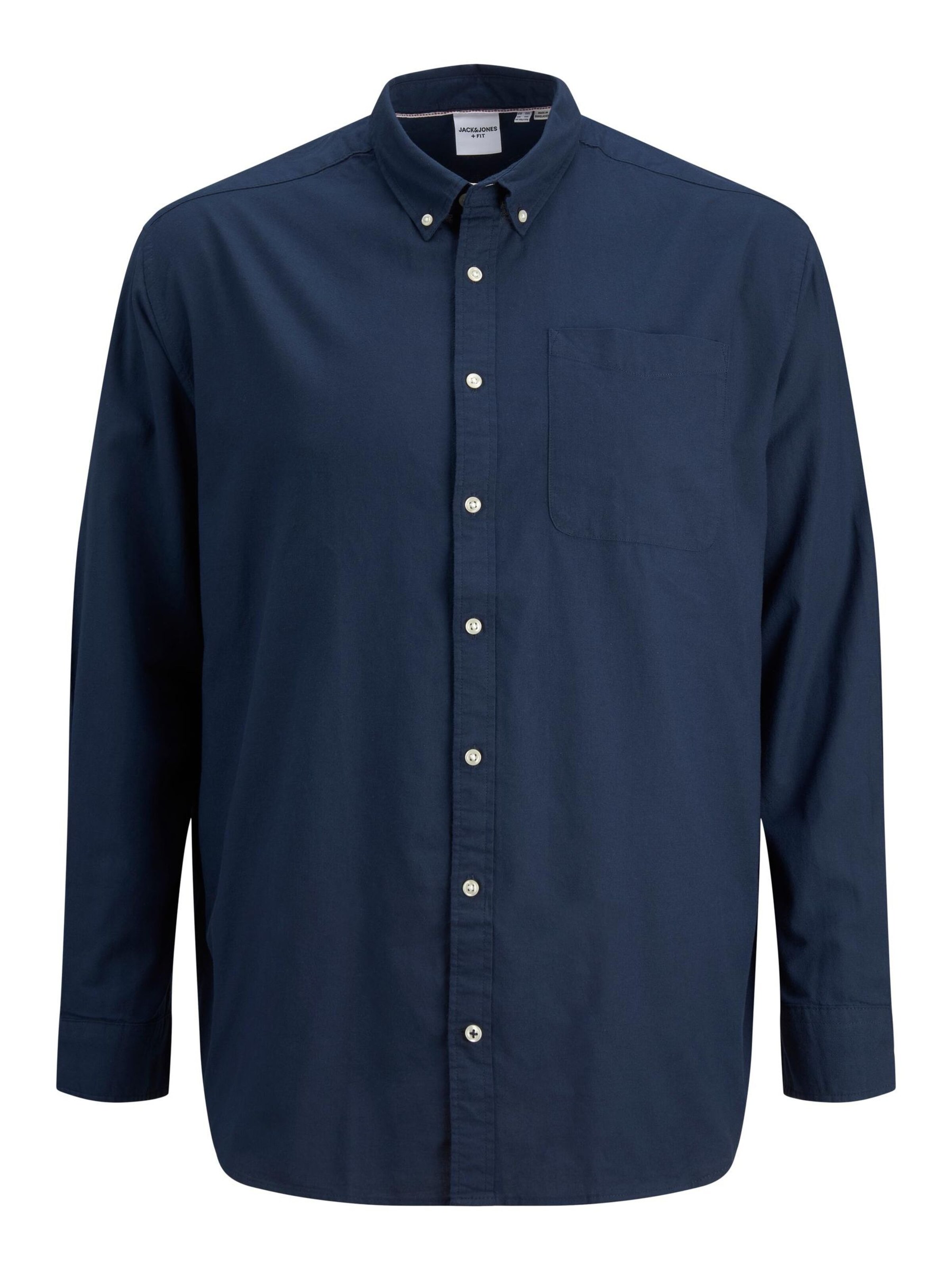Jacks & Jones Regular fit Button Up Shirt 'Herren Langarm Hemd' in Blue: front