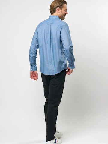 U.S. POLO ASSN. Regular fit Overhemd 'Calvert' in Groen