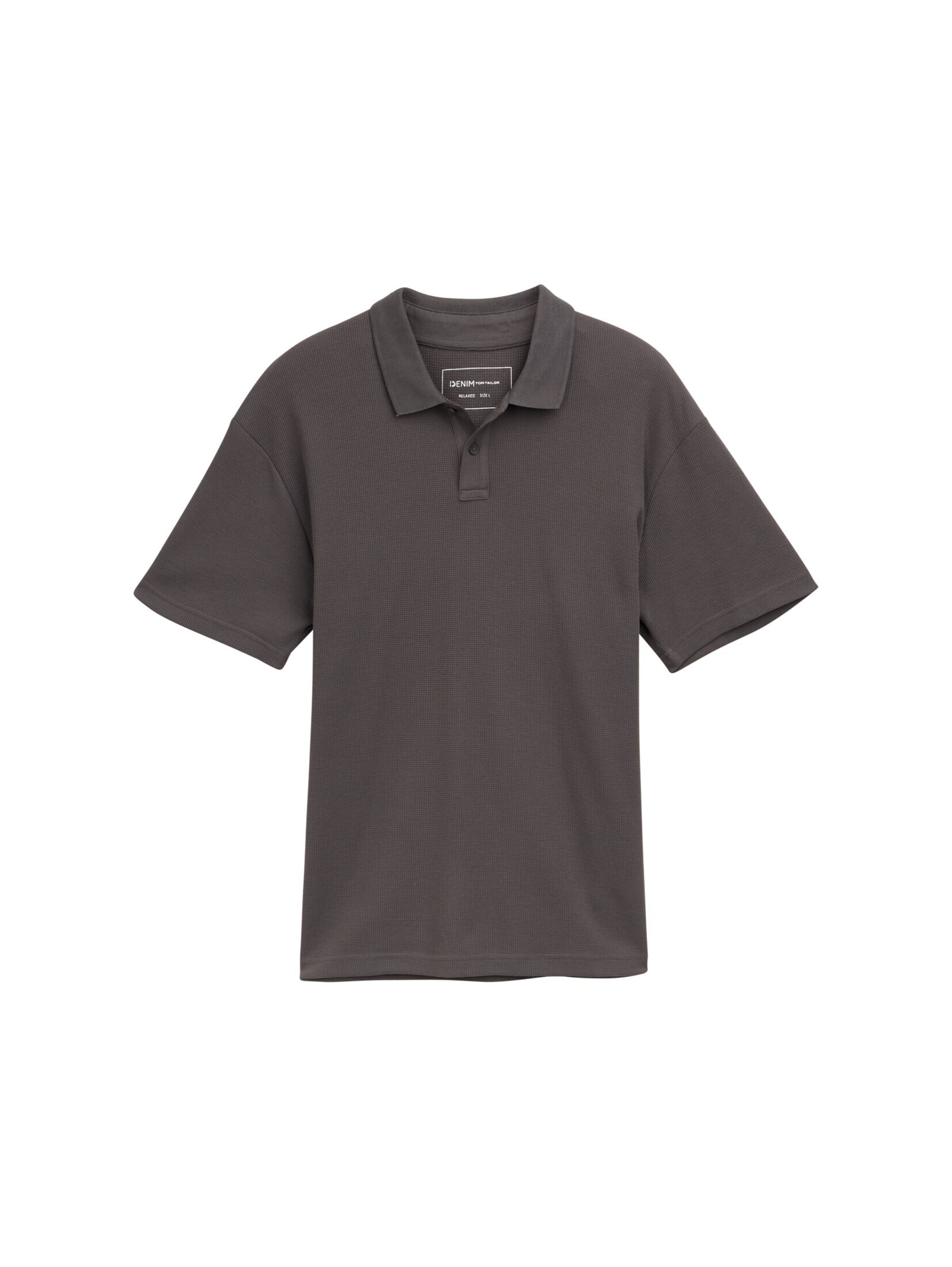 TOM TAILOR DENIM Shirt in Grijs: voorkant