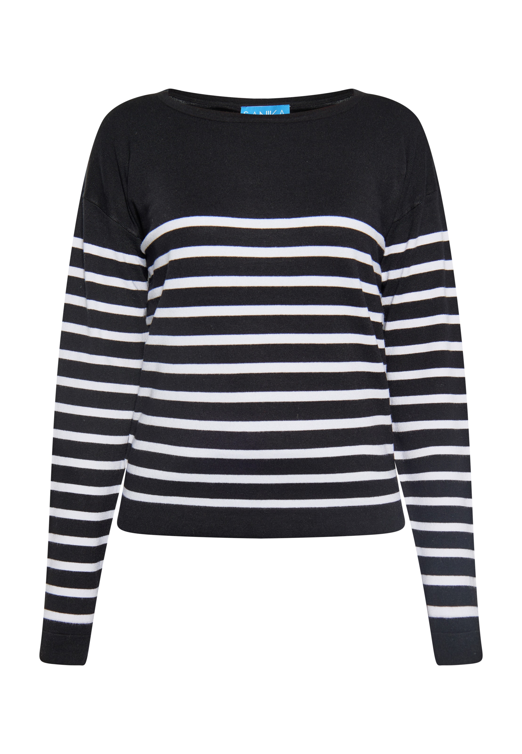 SANIKA Pullover in Schwarz: Vorderseite