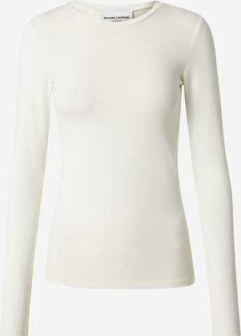 T-shirt Tatiana Zidekova en blanc : devant