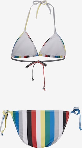 Urban Classics Triangel Bikini in Mischfarben