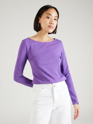 Blutsgeschwister Shirt 'Oh Marine' in Lila: voorkant