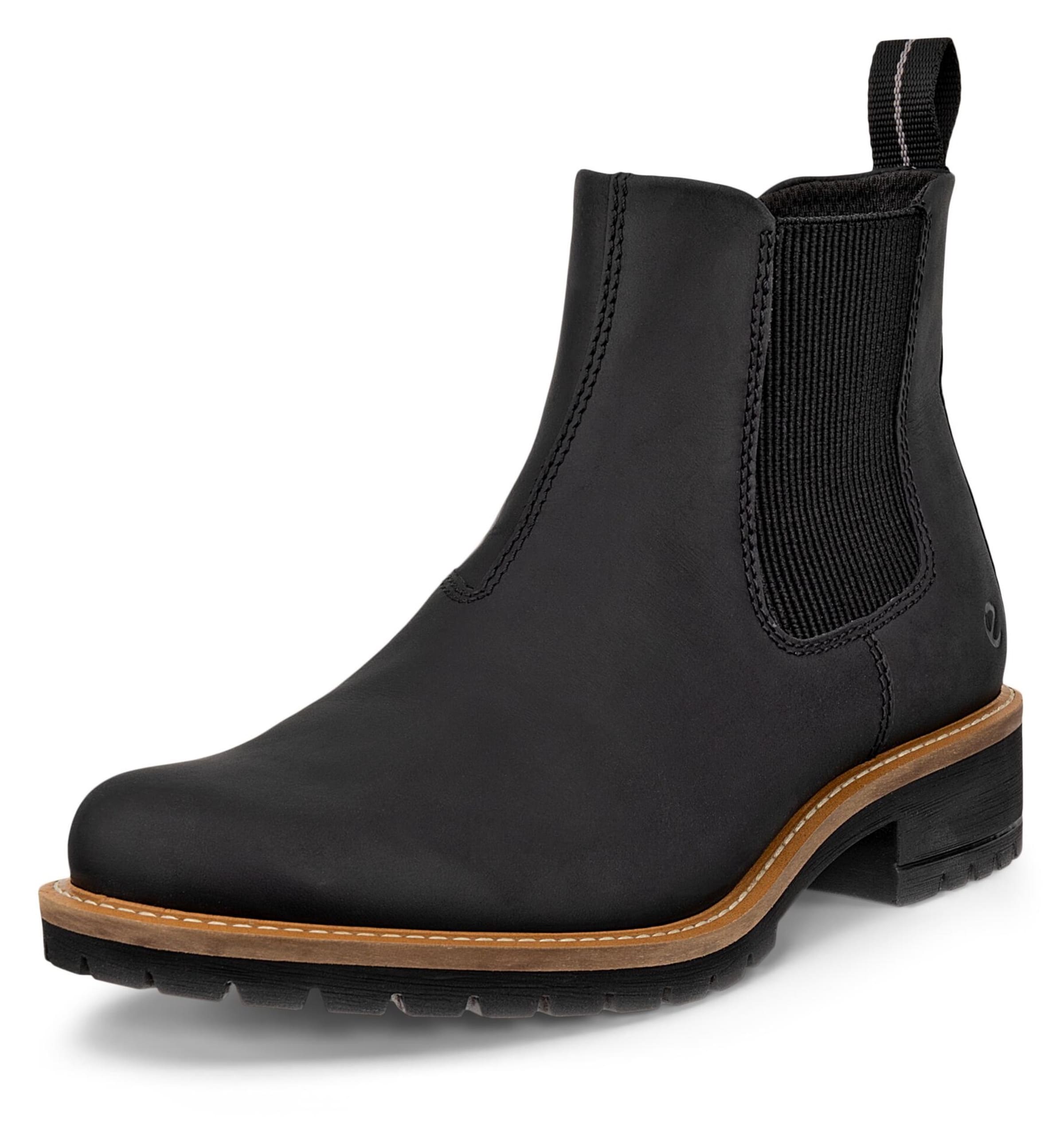 ECCO Chelseaboots in Schwarz: Vorderseite