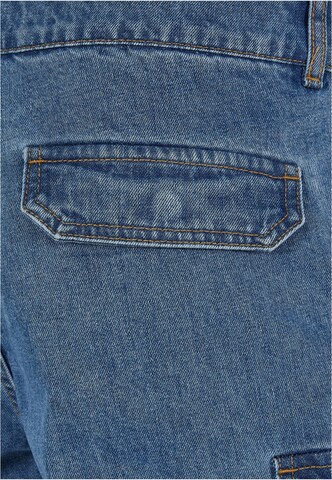 Urban Classics Tapered Cargojeans in Blauw