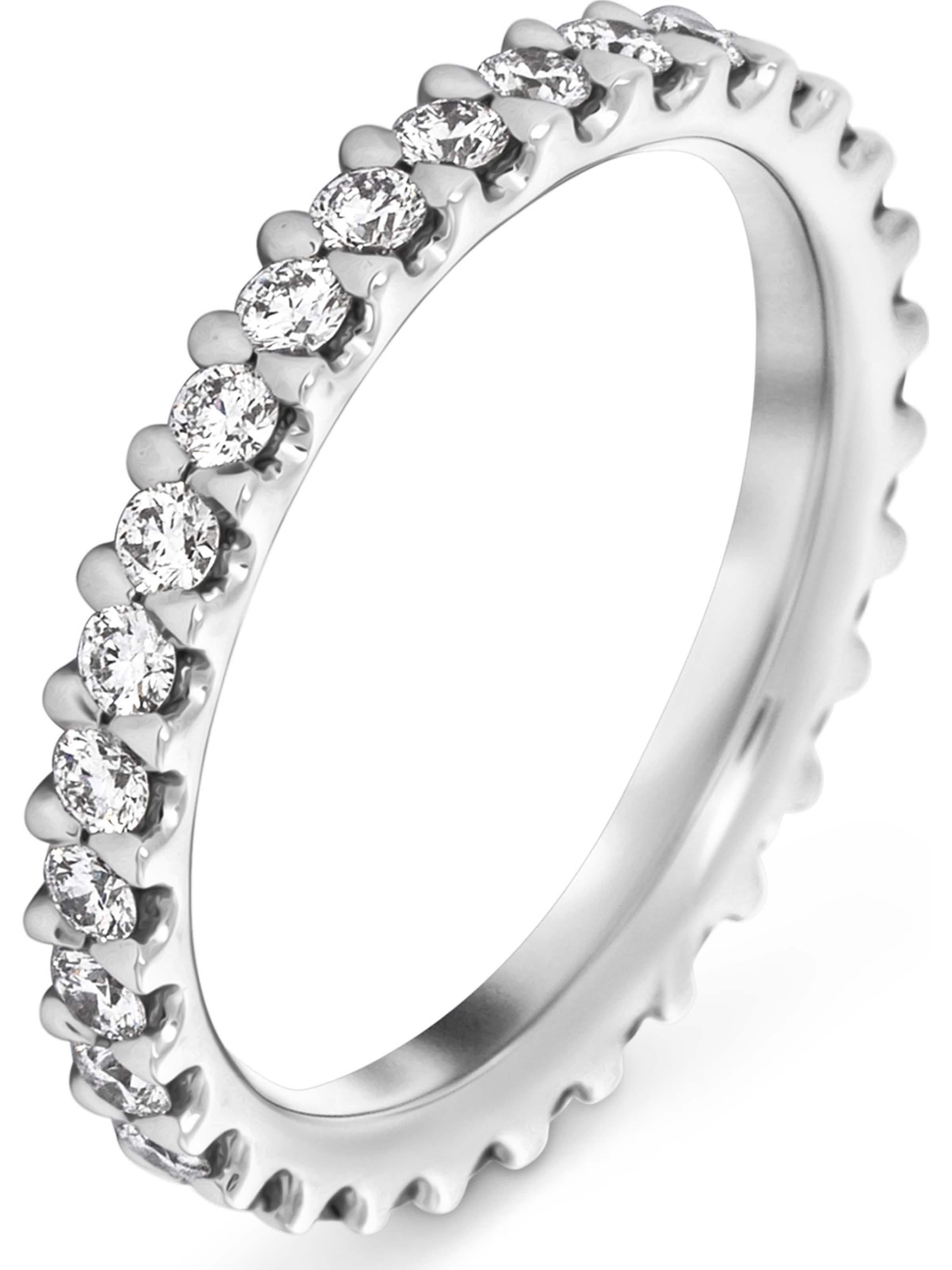 CHRIST Ring in Weiß: Vorderseite