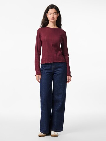 T-shirt PIECES en rouge