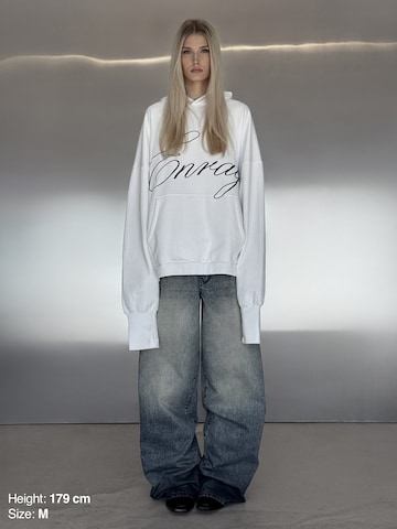 ENRAGE Sweatshirt 'SCRIPT' in Weiß
