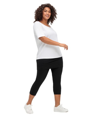 SHEEGO Skinny Leggings in Black