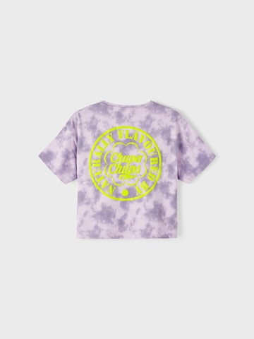 NAME IT - Camiseta 'MURRA CHUPACHUPS' en lila
