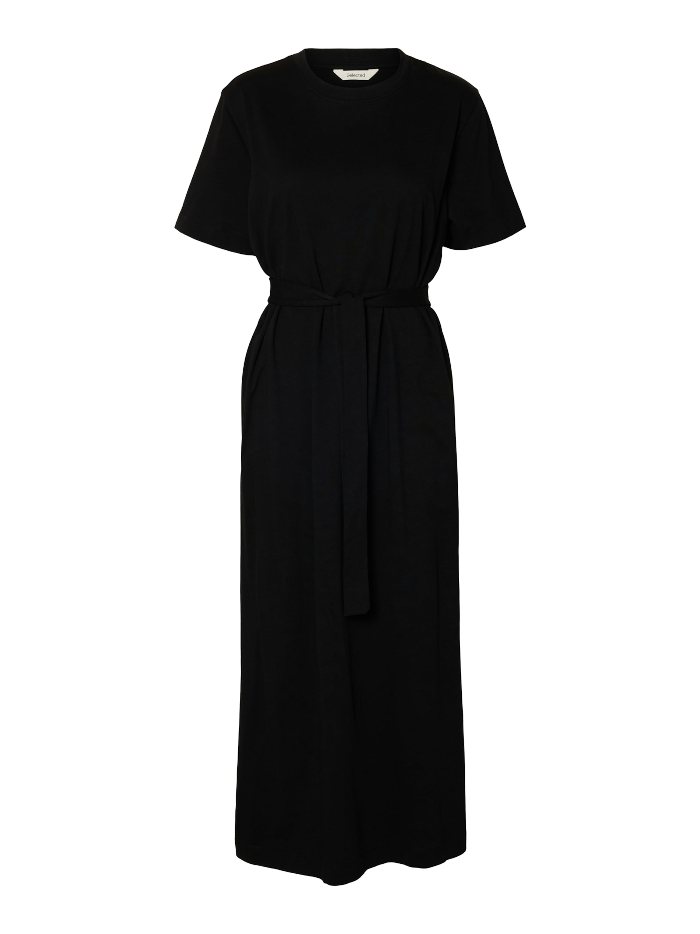 Rochie de vară de la SELECTED FEMME pe negru: față