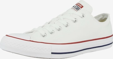 CONVERSE Matalavartiset tennarit 'CHUCK TAYLOR ALL STAR CLASSIC OX' värissä valkoinen: edessä