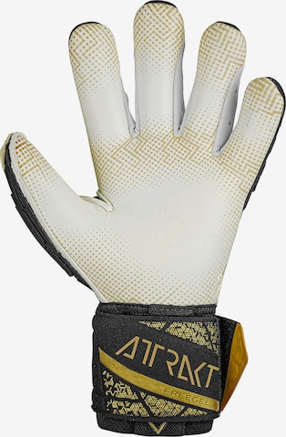 REUSCH Sporthandschoenen 'Attrakt Freegel Gold X GluePrint Finger Support' in Goud