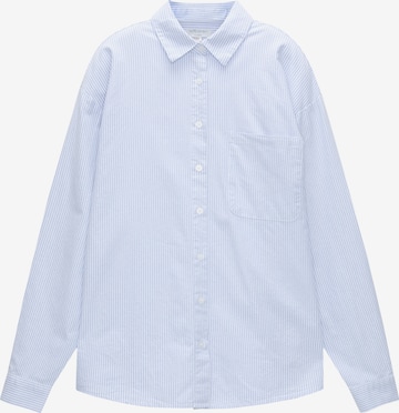 Pull&Bear Bluse in Blau: predná strana