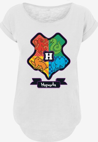 T-shirt 'Harry Potter Hogwarts Junior' F4NT4STIC en blanc : devant