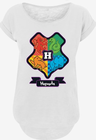 T-shirt 'Harry Potter Hogwarts Junior' F4NT4STIC en blanc : devant