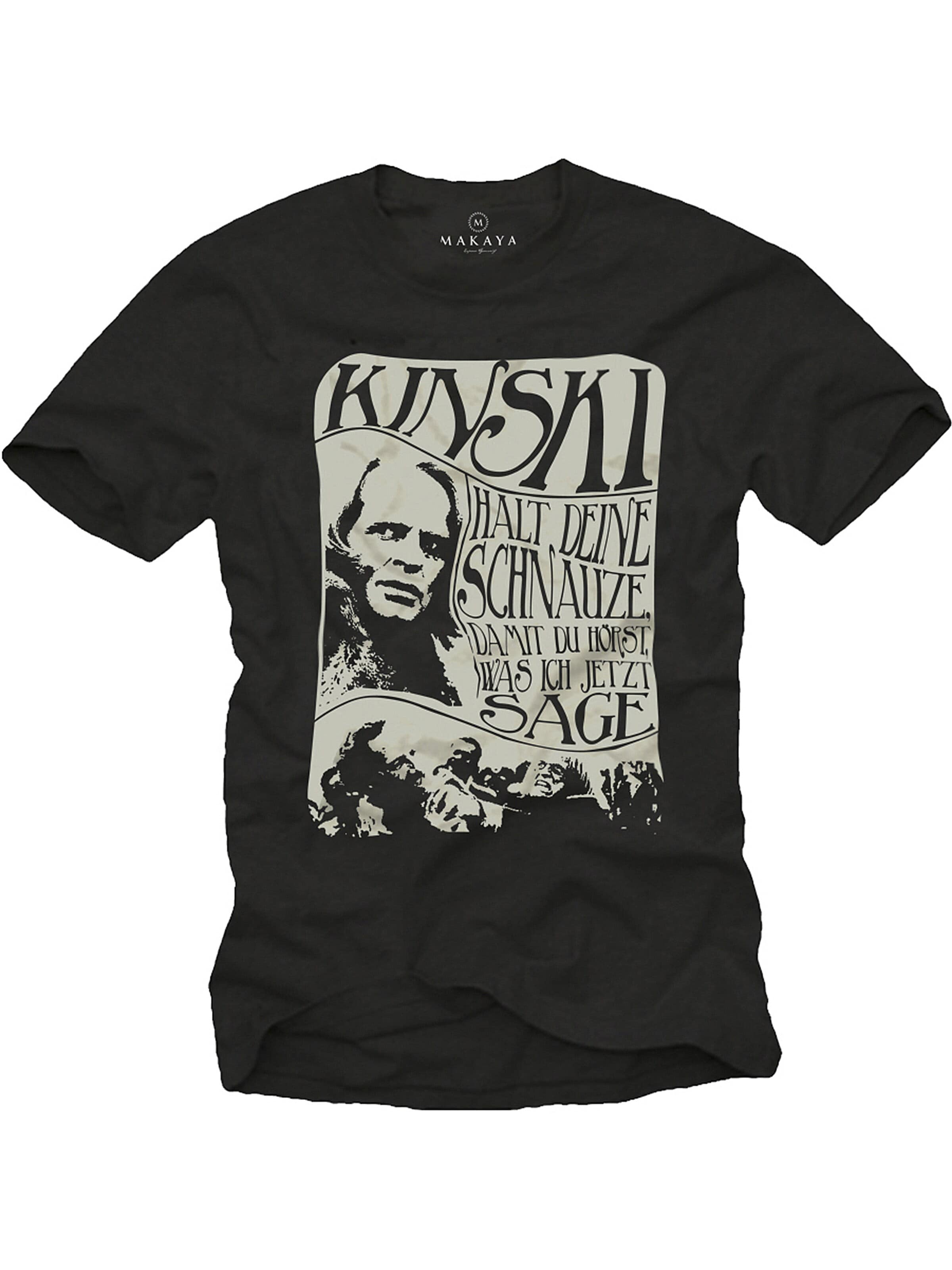 MAKAYA Shirt 'Schnauze' in Black: front
