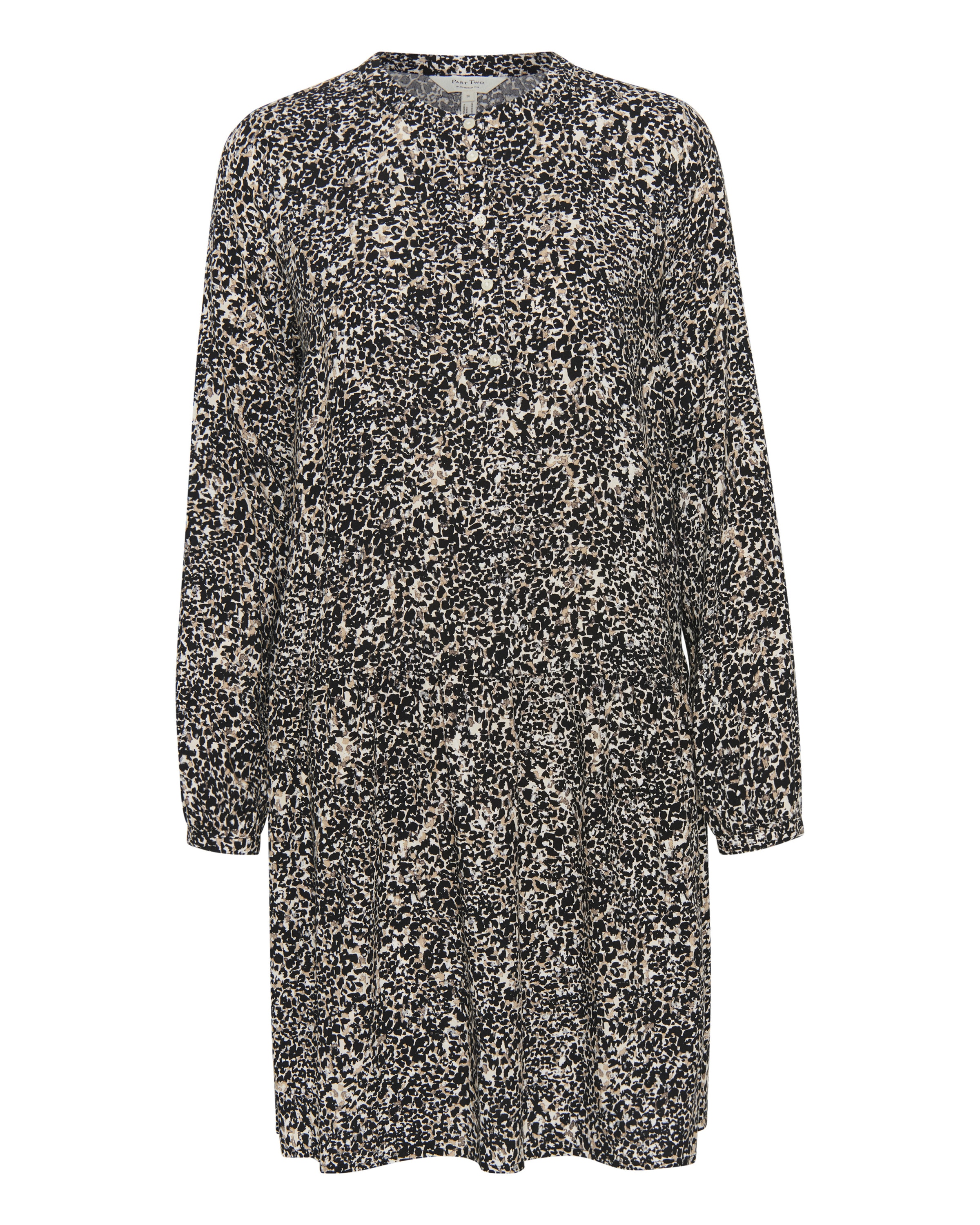 Part Two Jurk in Zwart: voorkant