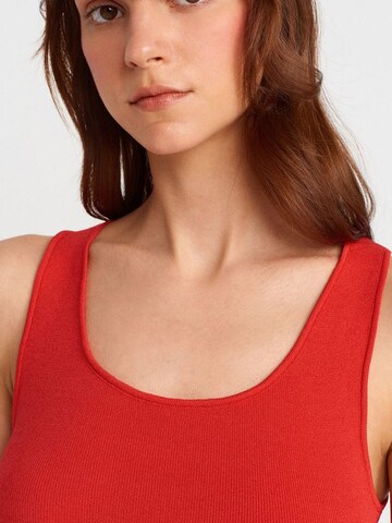 Dilvin Blouse in Rood