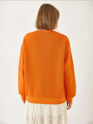 Bianco Lucci Sweatshirt in Oranje