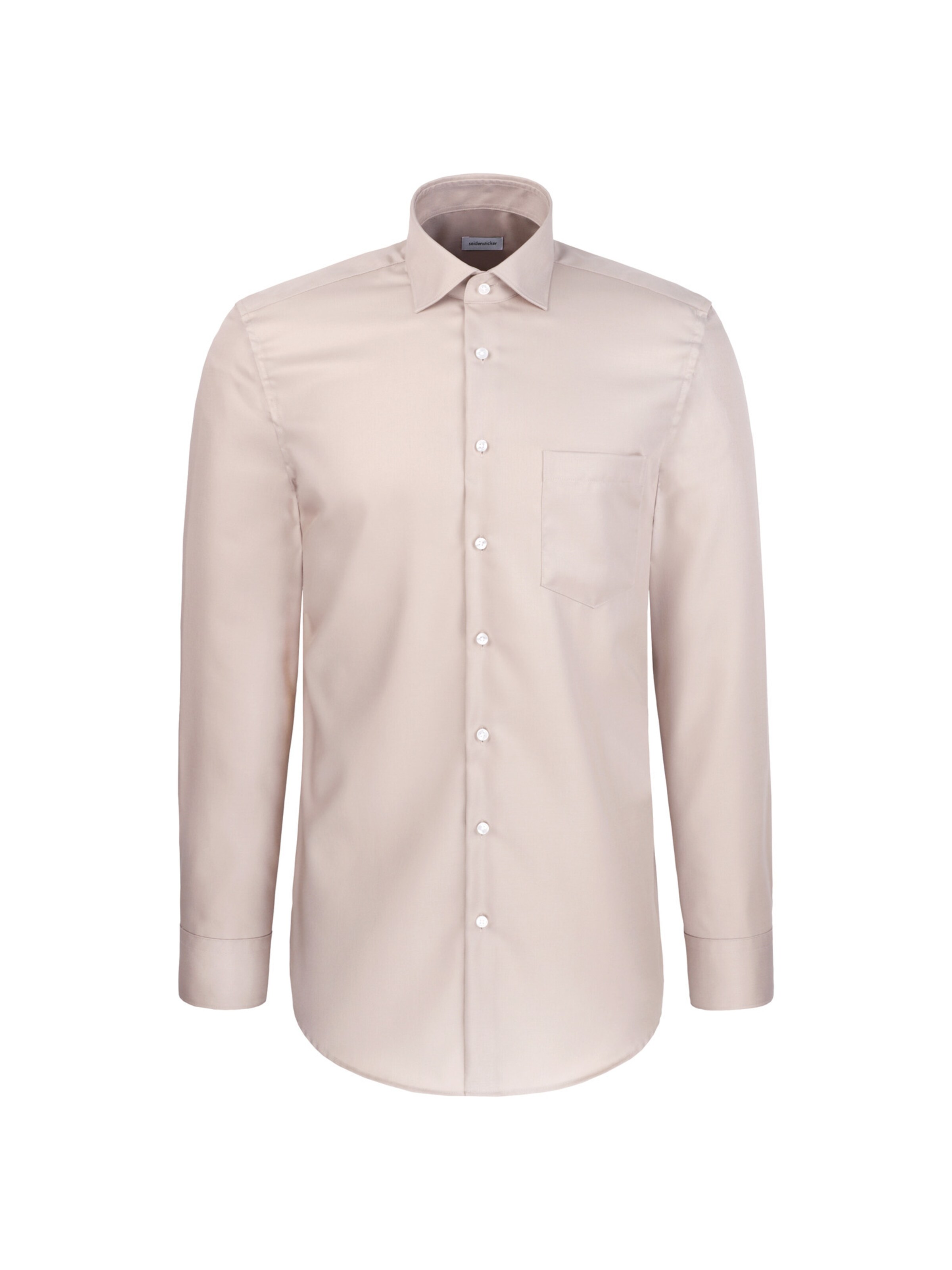 Chemise SEIDENSTICKER en beige : devant