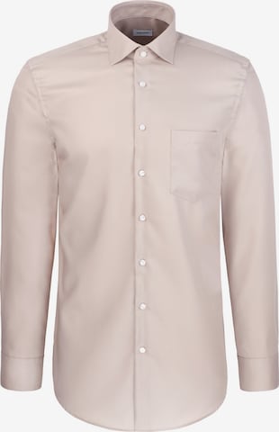 Chemise SEIDENSTICKER en beige : devant