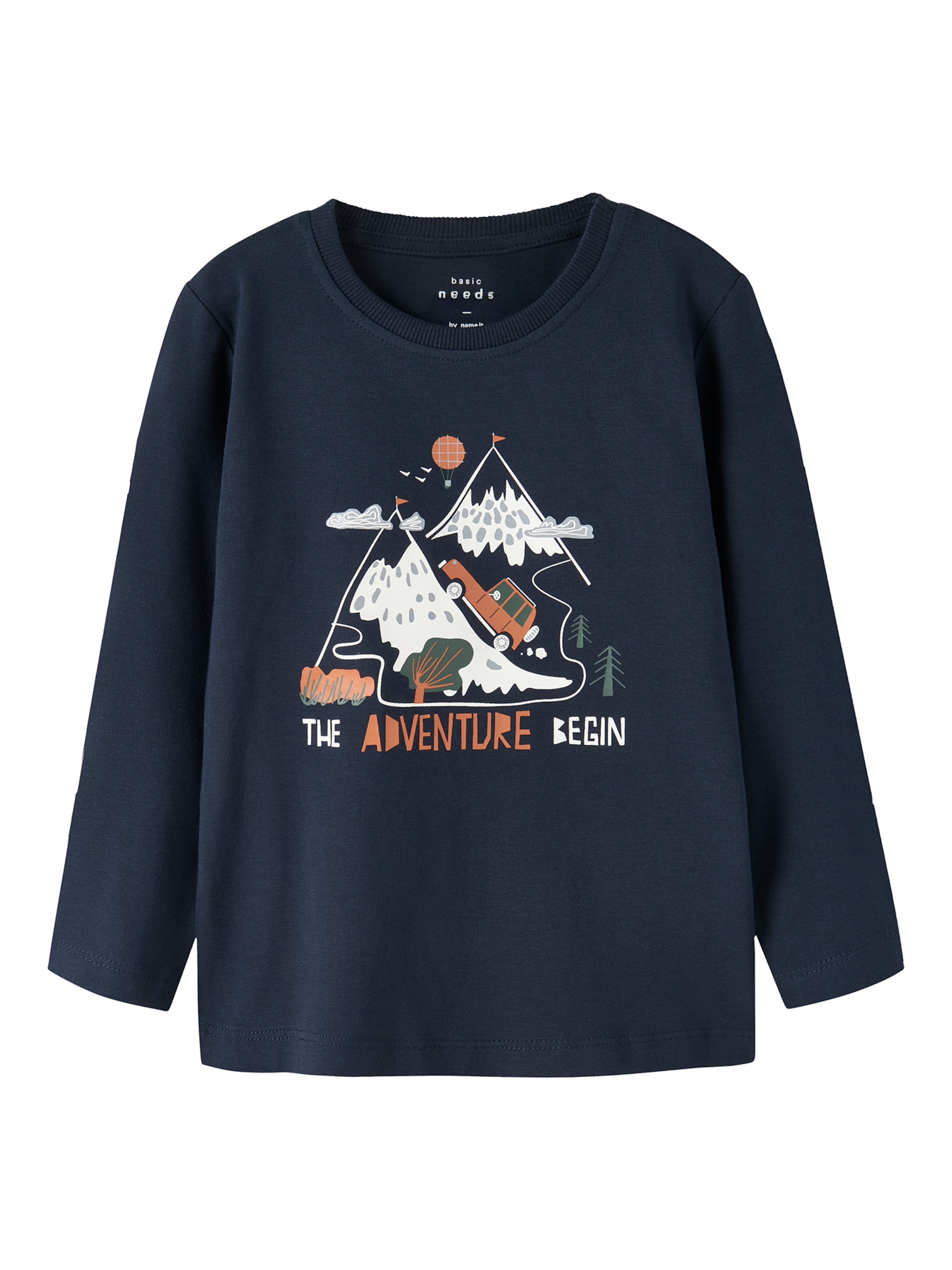 Maglietta 'NMMVUX' di NAME IT in blu: frontale