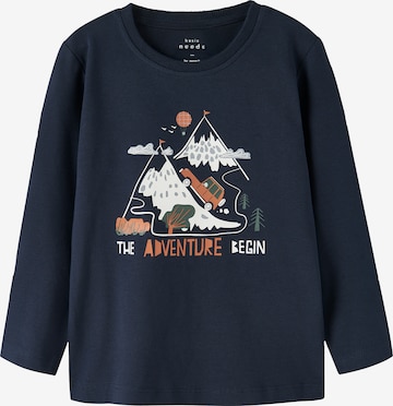 NAME IT Shirt 'NMMVUX' in Blau: Vorderseite