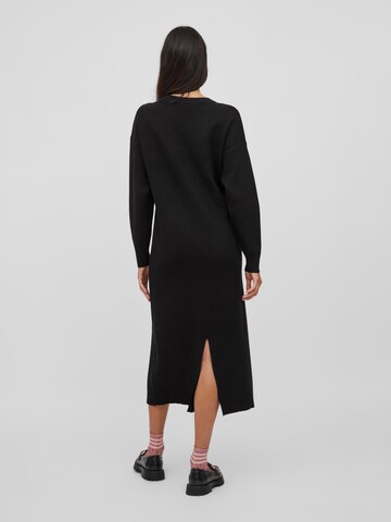 VILA Knitted dress in Black