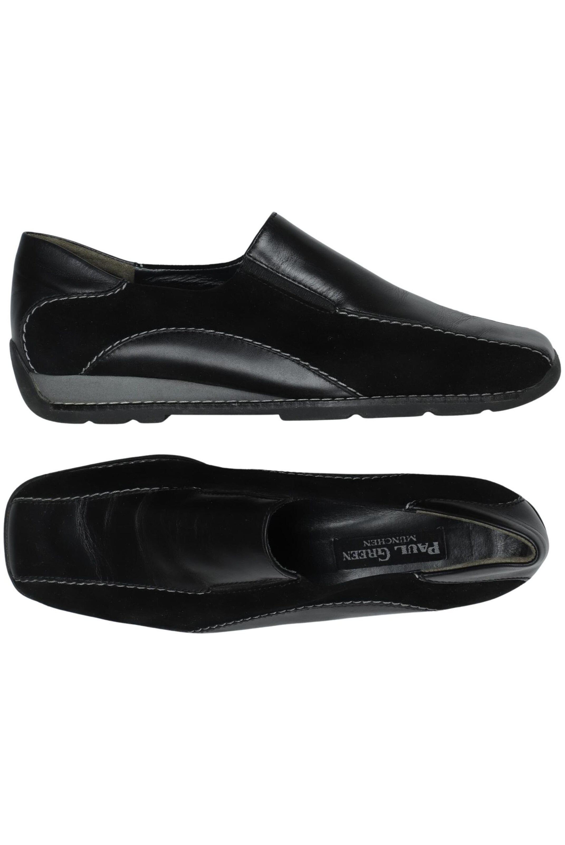 Paul Green Flats & Loafers in 39 in Black: front