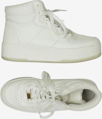 even&odd Stiefelette 39 in Weiß: Vorderseite