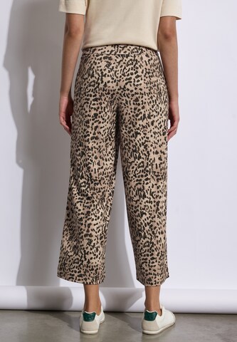 Street One Studio Regular Culotte im Leo-Look in Braun