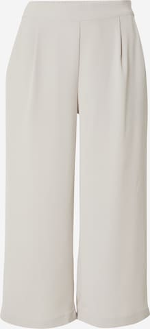 VERO MODA Wide leg Pleat-front trousers in Grey: front