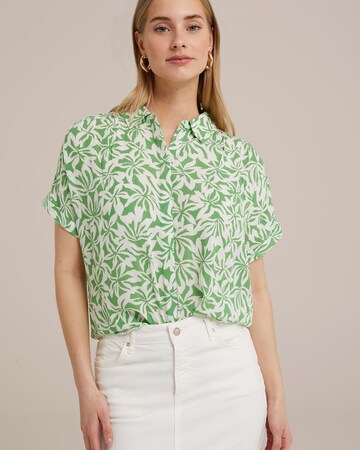 WE Fashion Bluza | zelena barva: sprednja stran