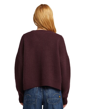 G-STAR Gebreid vest in Rood