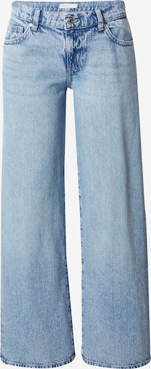 Jeans Gina Tricot pe albastru denim, Vizualizare produs