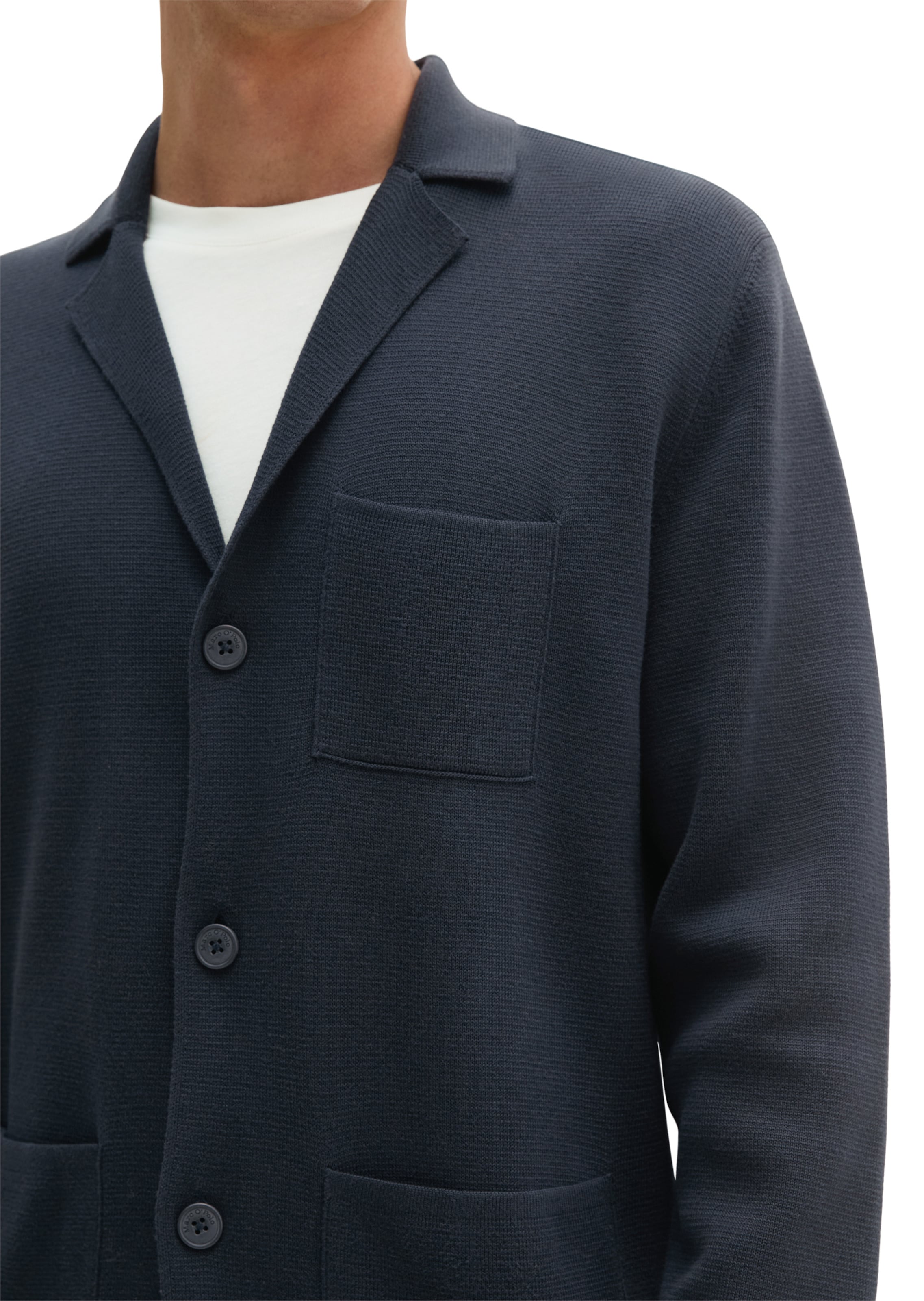 Marc O'Polo Regular fit Colbert in Blauw