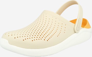 Crocs Clogs 'Lite Ride' in Beige: front