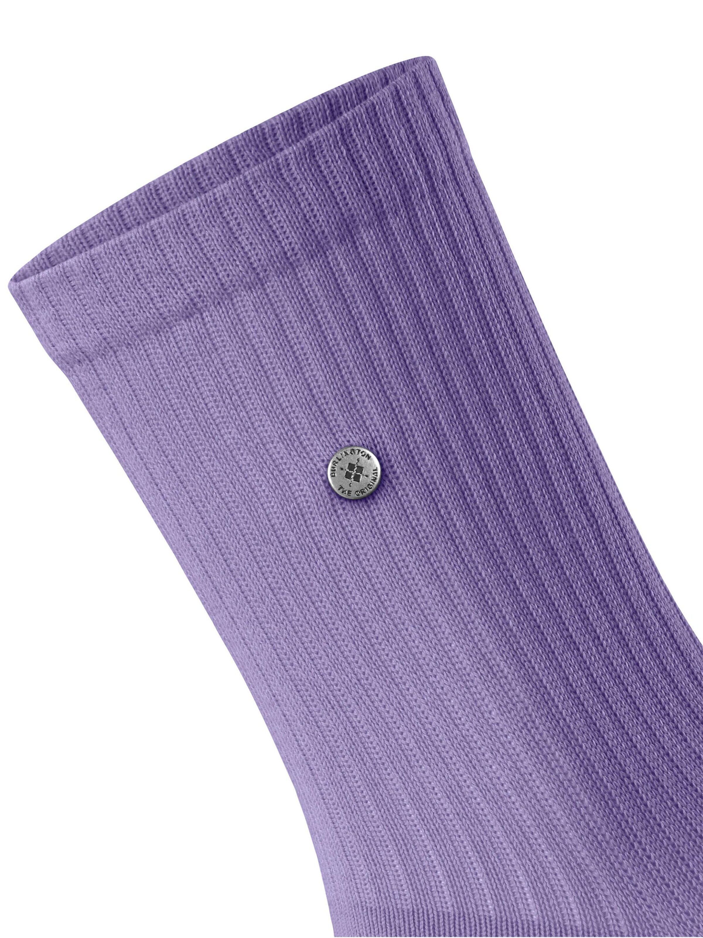 BURLINGTON Socks 'Fleet Street' in Purple