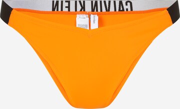 Calvin Klein Swimwear Bikini Bottoms in Orange: front