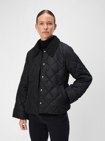 Veste mi-saison 'OBJPRISCA' OBJECT en noir : devant