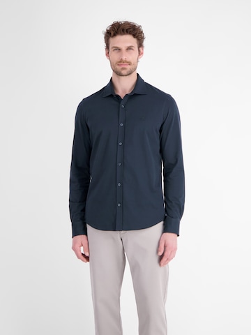 LERROS Regular fit Button Up Shirt in Blue: front