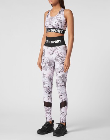 Skinny Pantalon de sport Plein Sport en mélange de couleurs