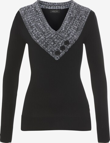 MELROSE Sweater in Black: front