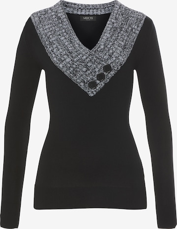 MELROSE Sweater in Black: front