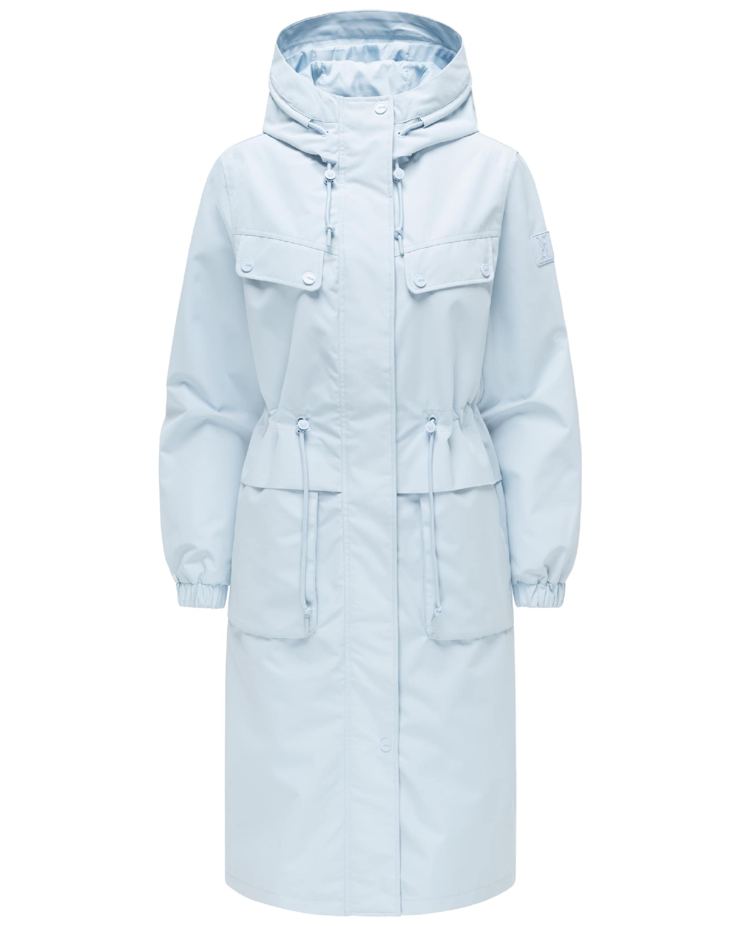 NAVAHOO Ανοιξιάτικο και φθινοπωρινό παλτό 'Kirschwind 14' σε μπλε: μπροστά