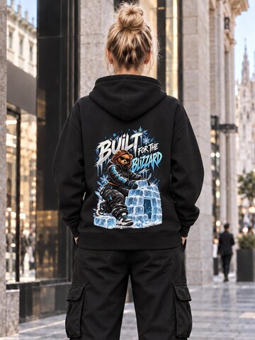 LUNØIR StudioSweater majica 'BOSS Femme Winter Ice Builder' - crna boja