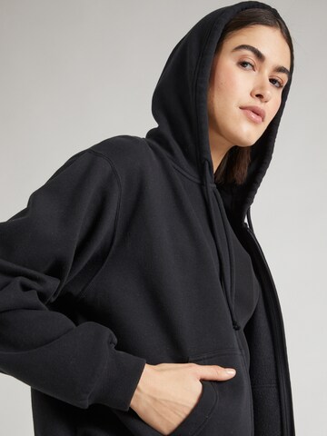 HOLLISTER Zip-Up Hoodie in Black